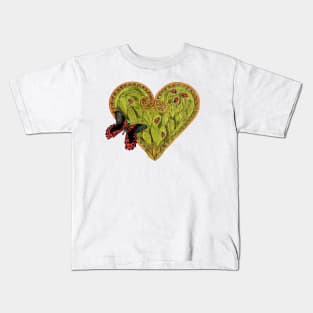 The Heart of Nature (Oyster) Kids T-Shirt